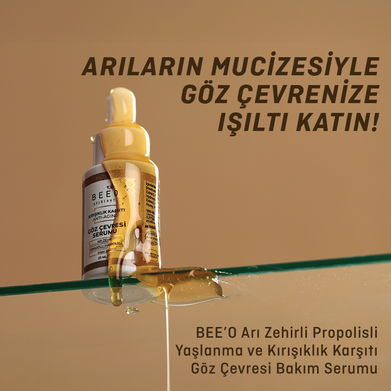 arı zehirli göz çevresi serumu