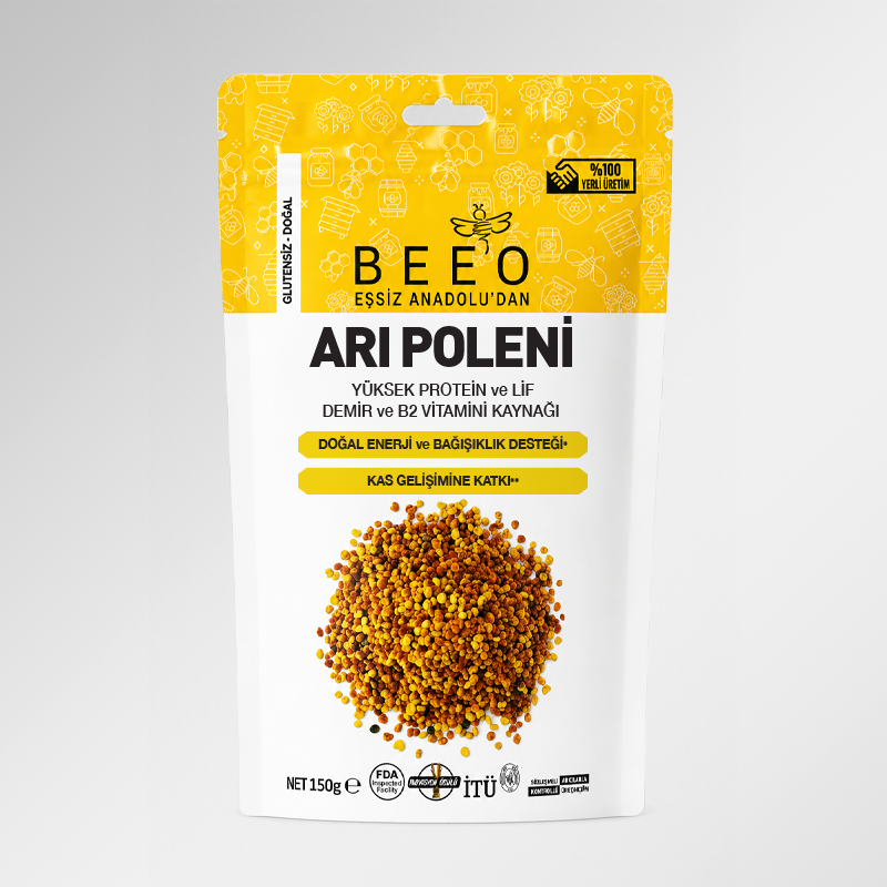 BEEO Arı Poleni - Doğal Enerji Yüksek Protein Kaynağı
