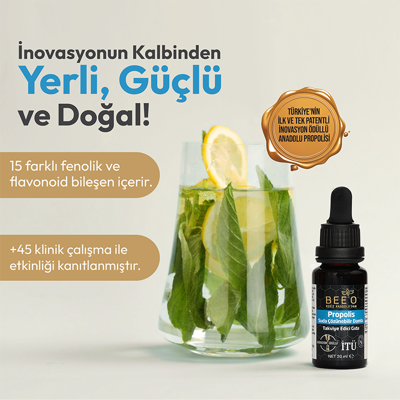 BEEO Suda Çözünebilir Propolis Damla