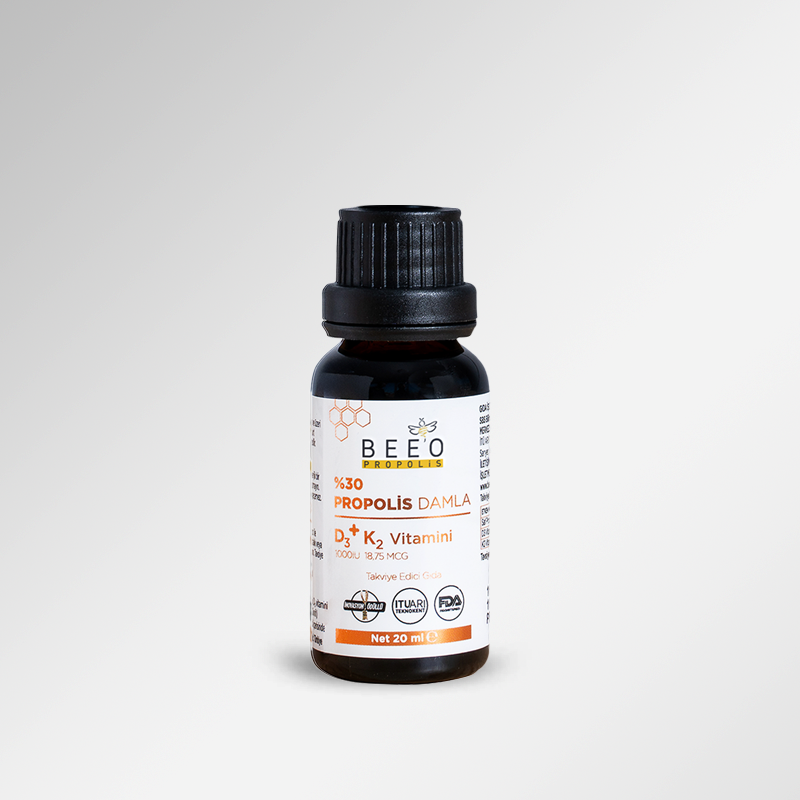 BEEO D3+K2  Vitaminli Propolis Damla